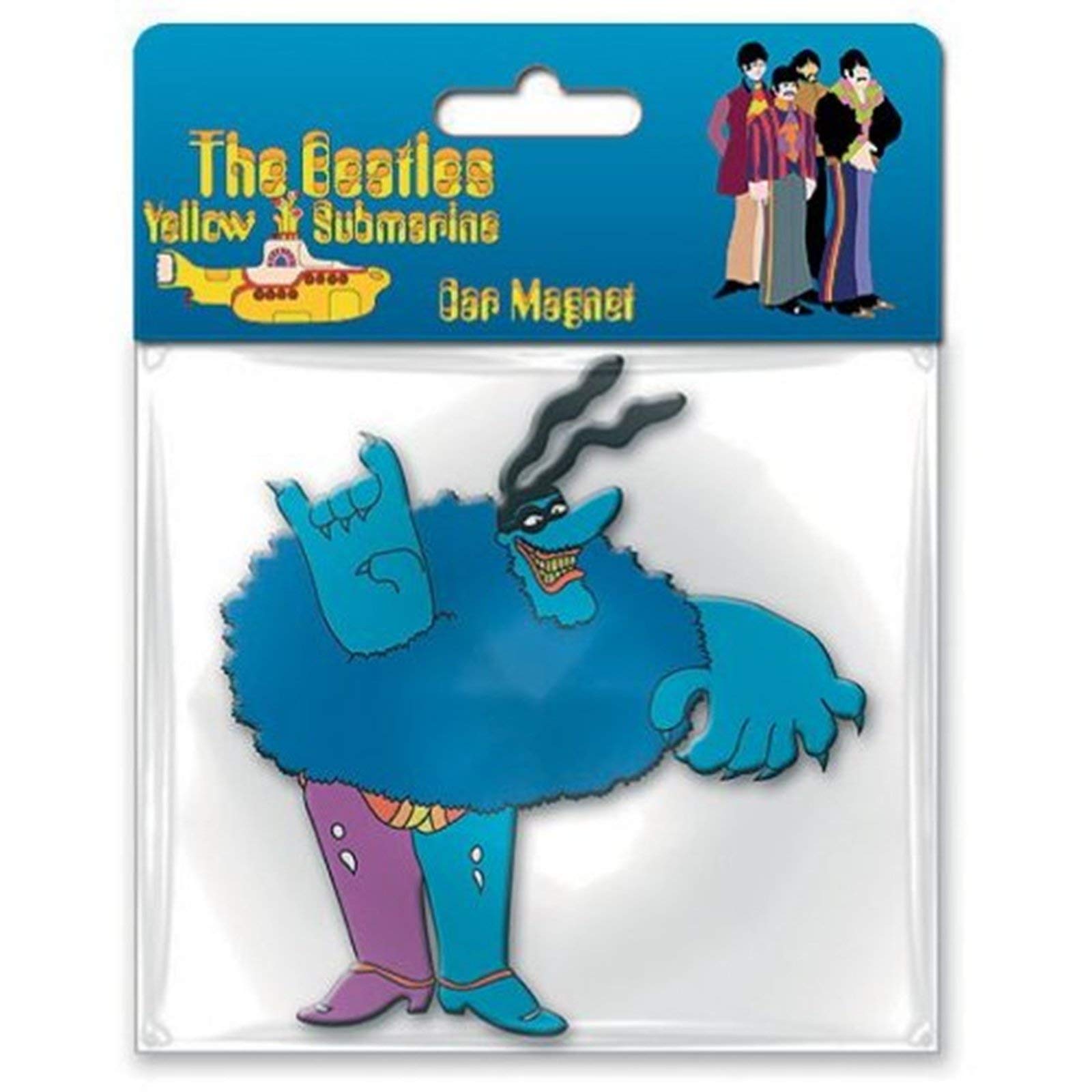 Happy Fans Yellow Submarine Chief Blue Meanie Car Magnet