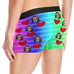 Custom Face Boxer Briefs, I Licked You So It's Mine