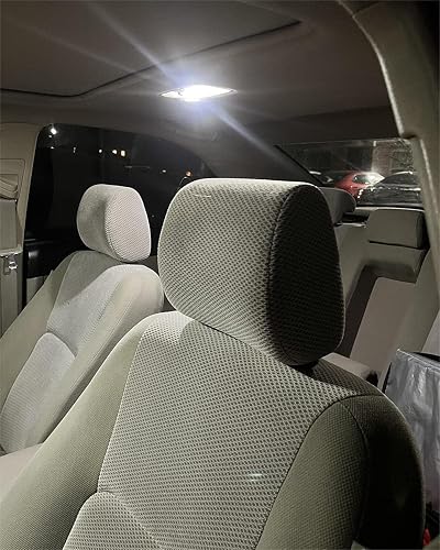 LED Interior Light Kit For 2007–2011 Toyota Camry – 13-Piece White Bulbs + Tool For Map, Dome, License Plate Lights