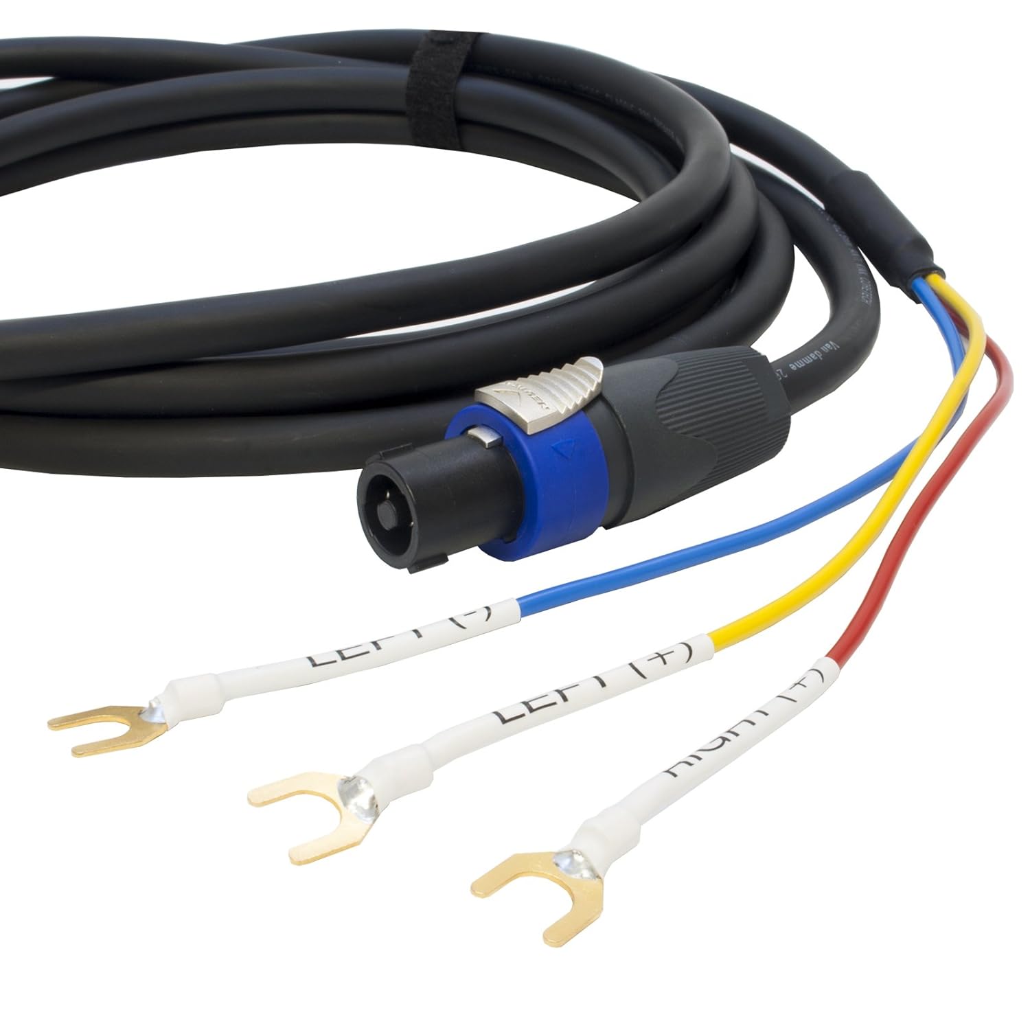 speakon cable to bare wire