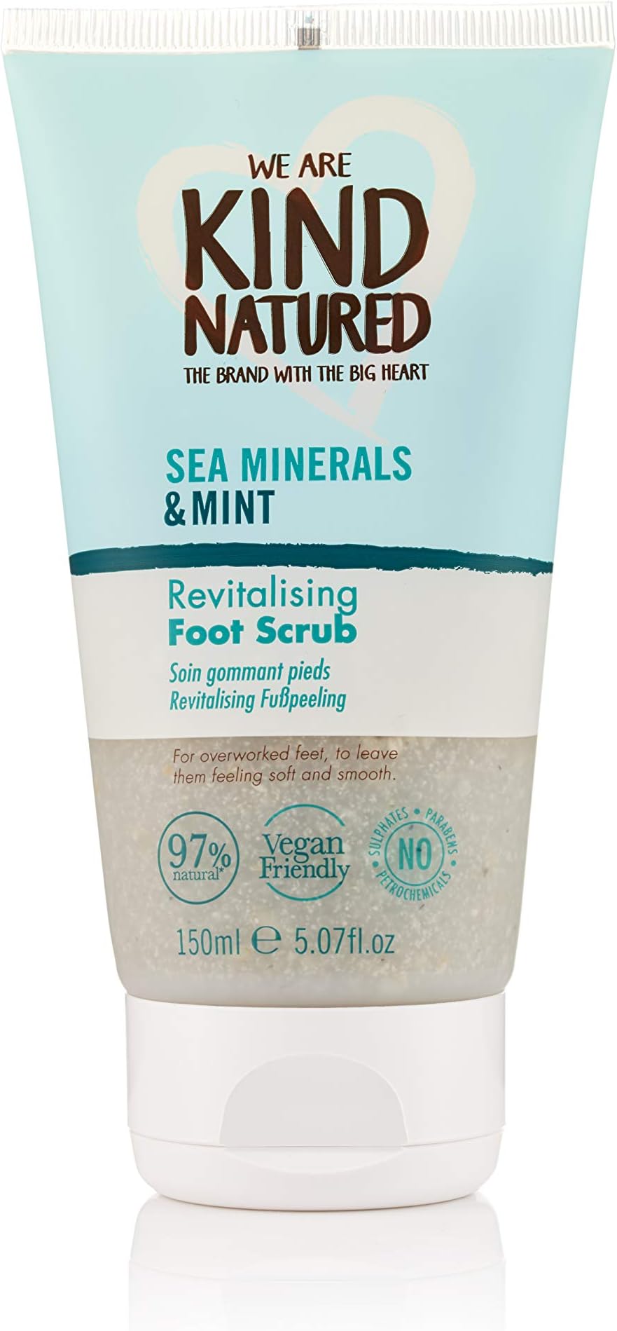 Kind Natured Sea Minerals and Mint Revitalising Foot Scrub 170g