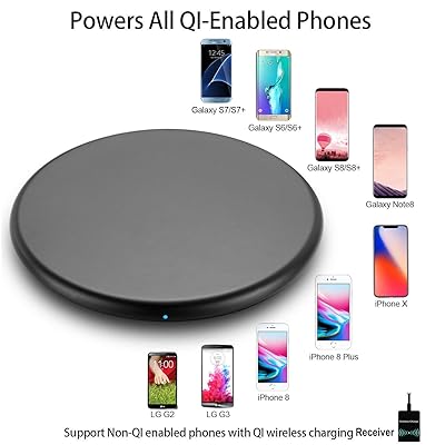 Ultra-Slim Qi Certified Wireless Charger for iPhone Kuwait Ubuy