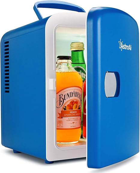 astroai mini refrigerador portatil mini nevera electronica para el skincare 4l 6 latas de refrescos mini neveras mini frigobares 110v 12v para