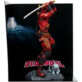 McFarlane Toys - Marvel Deadpool 1:10th Scale Collectible with Scene (Deadpool #1)