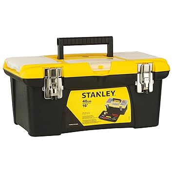 STANLEY 1-92-905 Tools Storage Box,400mm/16 (Black and Yellow)