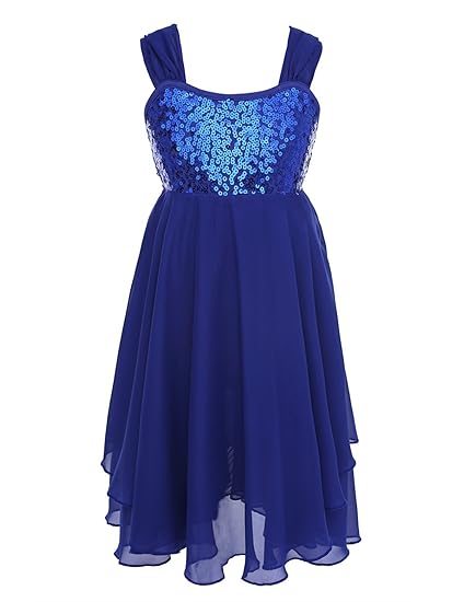 iEFiEL Mädchen Ballettkleid Tüll Kinder Ballettanzug Ballett Trikot Tanzkleider mit Innenslip - in Rosa Weiß Lavender Blau