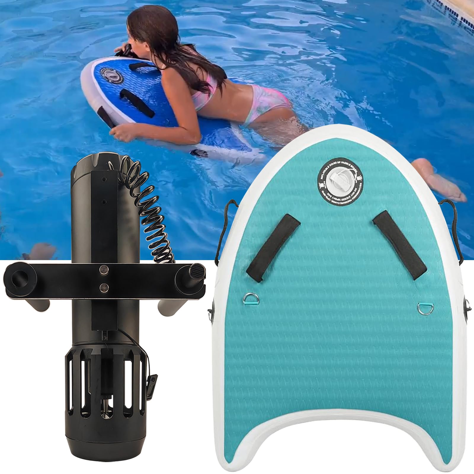 Underwater Scooter with Mini Paddle Board, Thumb