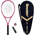 Senston 27 inch Tennis Racket Professional Tennis Racquet,Good Control Grip,Strung with Cover,Tennis Overgrip, Vibration Damper