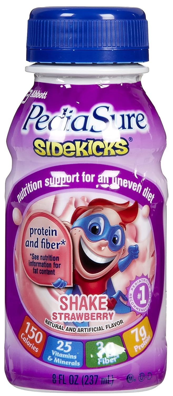 PediaSure SideKicks Nutrition Shake Strawberry 6 CT