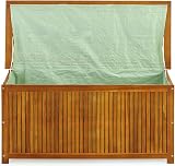 CASARIA Wooden Garden Storage Box with Lid 115cm Acacia Outdoor 205L view 7
