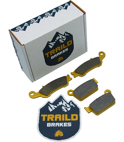 AHL Kit 2 Paires Plaquettes De Frein Pour Yamaha YZ 125/250 K/L/M/N/P 1998-2002