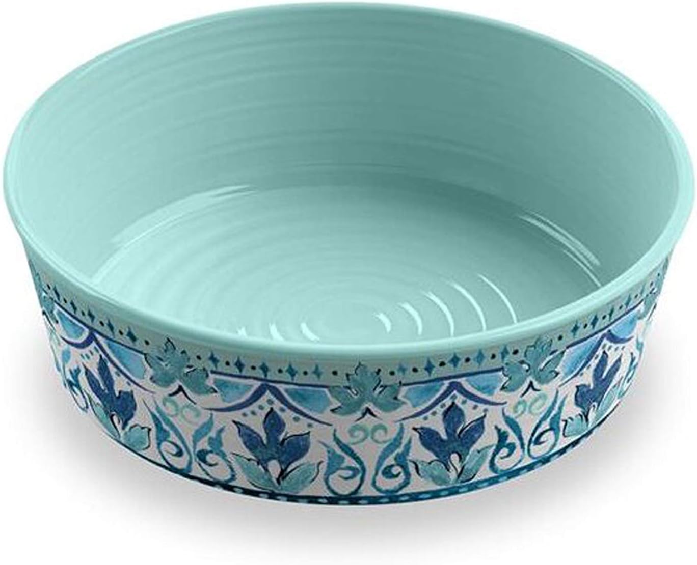 Auntie Morags Gibraltar Melamine Single Wall Pet Bowl, Blue