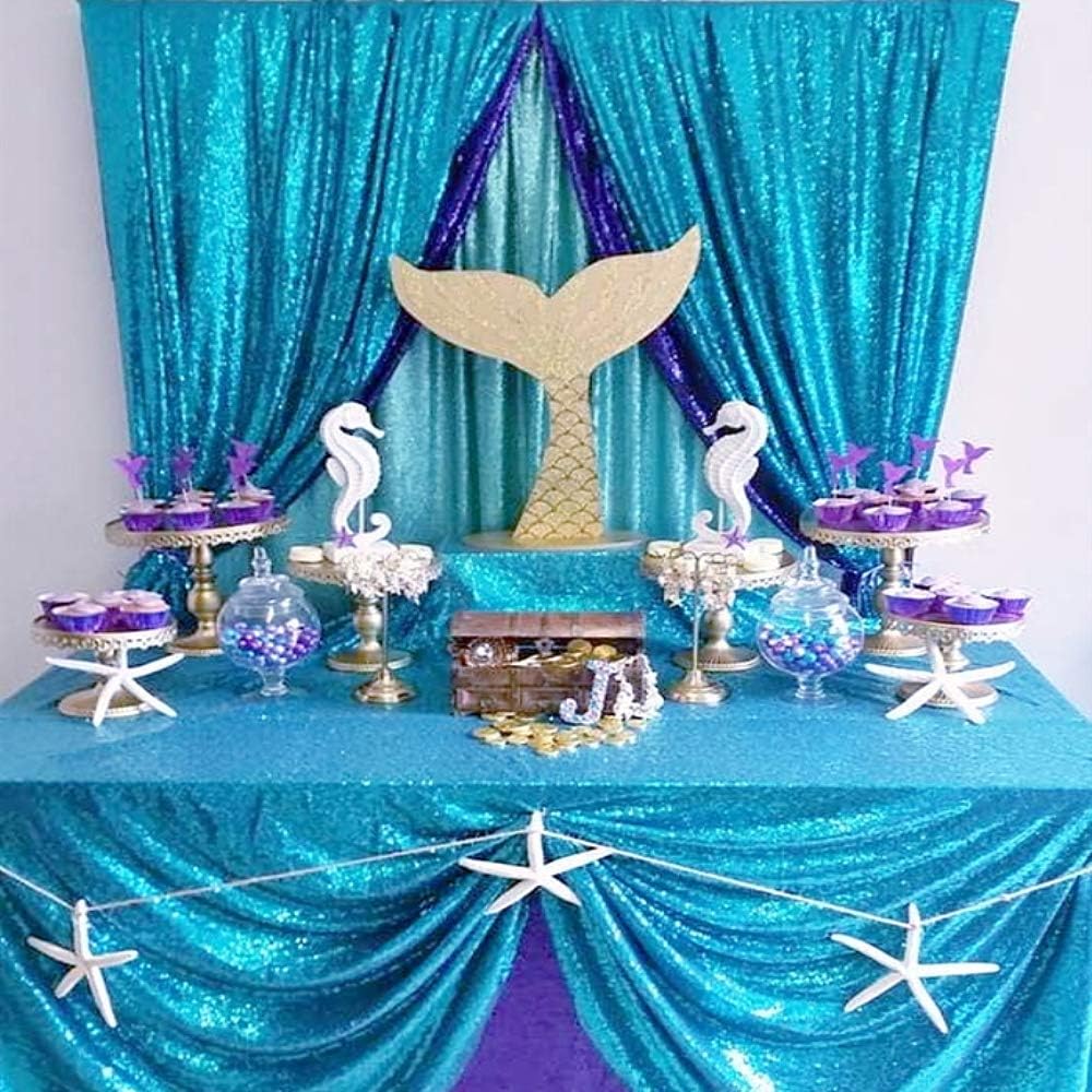 Best table cloth shiny rectangle