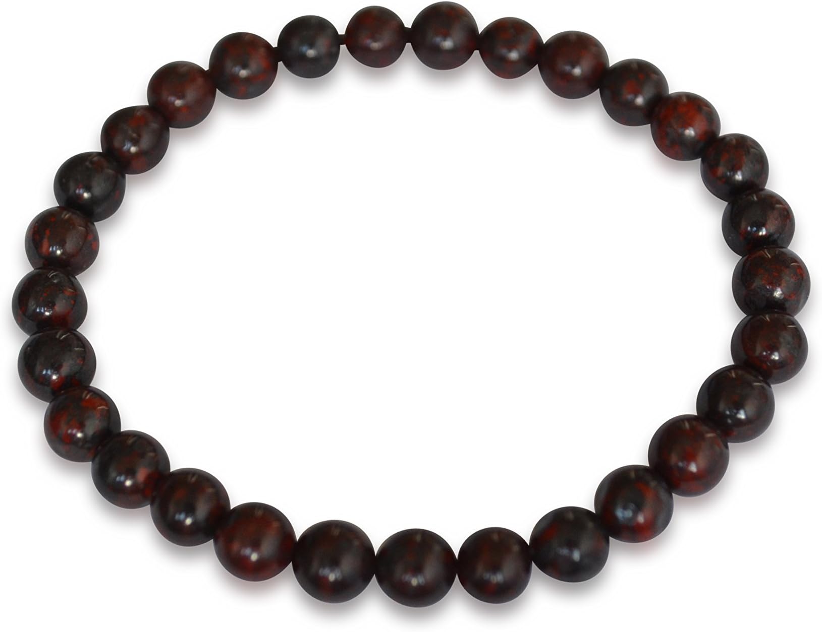 Jasper Brecciated Bracelet, Jasper Brecciated, Round, 6 mm