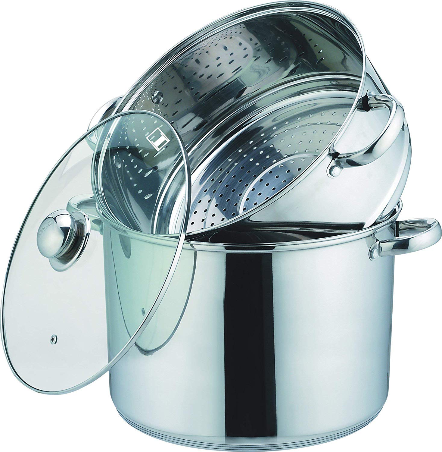 Kamberg Couscous Pan, Stainless Steel, Stainless Steel, 4 litres