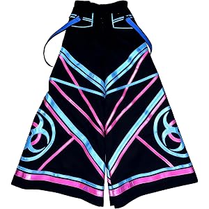 PHATTPANT Rave Gear BioHype Reflective Heatwave Phat Pants, Harder Styles Melbourne Shuffle Dance Phat Pants, Wide Leg Raver