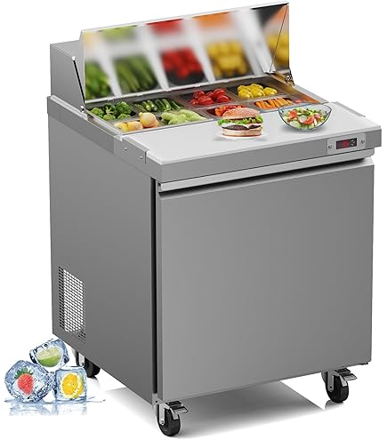 Amazon.com: Omcan GRANITE TOP REFRIGERATED PIZZA PREP TABLE 80inch