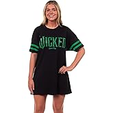 INTIMO Wicked Woman's Elphaba Thropp Varsity Nightgown Sleep Shirt Loungewear