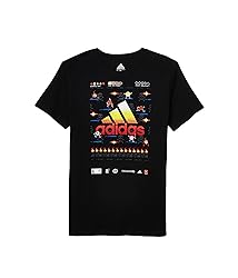 adidas Boys' Little Kids Short Sleeve Cotton Jersey