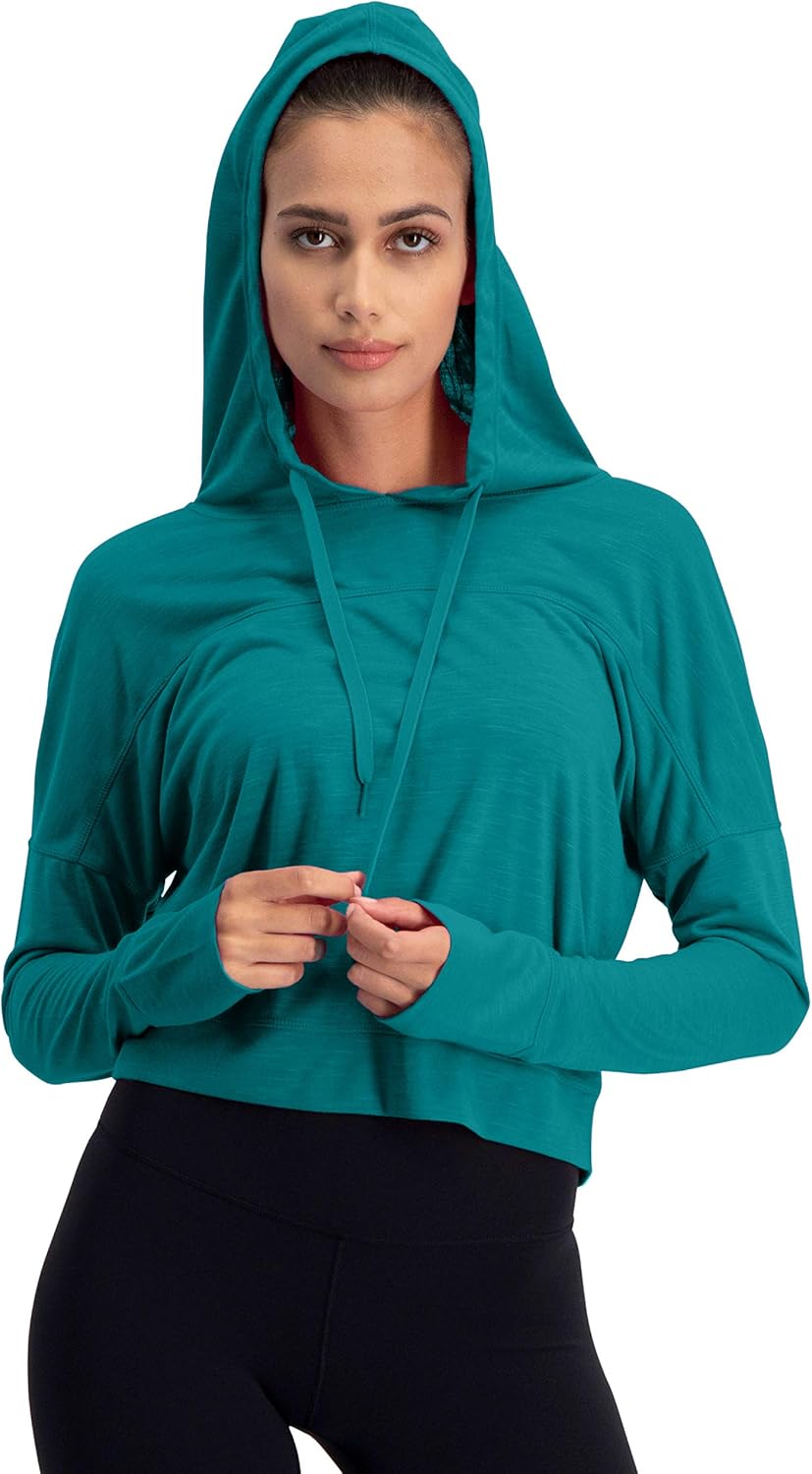 Teal hoodie women's Clearance