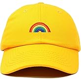 DALIX Rainbow Baseball Cap Womens Hats Cute Hat Soft Cotton Caps