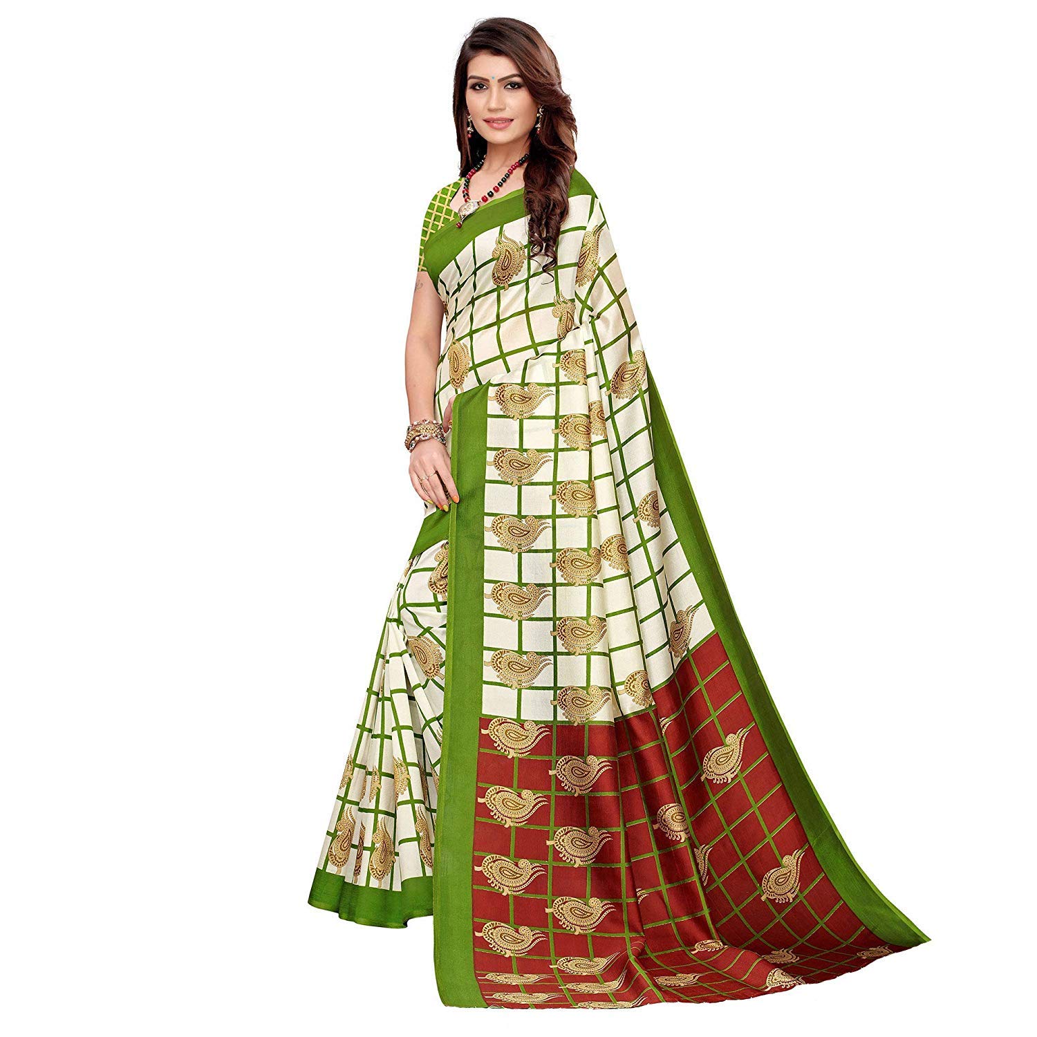 Buy Azalea Women S Sarees Latest Design Art Silk Sarees Sadi For Women Fashion For Party Wear Half Sarees Offer Designer New Collection Latest With Designer Blouse At Amazon In