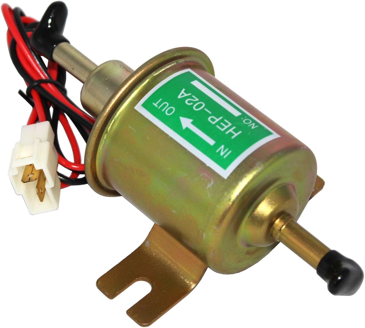JDMSPEED Universal 12V Heavy Duty Electric Fuel Pump Metal Solid Petrol 12 Volts: Home Improvement