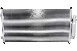 SCITOO Air Conditioning A/C Condenser for Nissan Sentra 2007-2012, 2.0L 2.5L, Replace# 92100ZE80A; OE 3628
