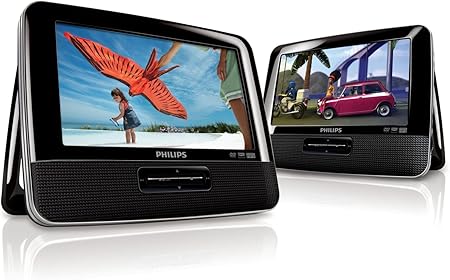 Philips Pd7042 12 Tragbarer Dvd Player 18 Cm 7 Zoll Divx Zertifiziert Schwarz Amazon De Audio Hifi