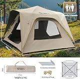 Hibtn Instant Pop Up Tent 2-3 Man 4 Season Waterproof Windproof Lightweight view 2