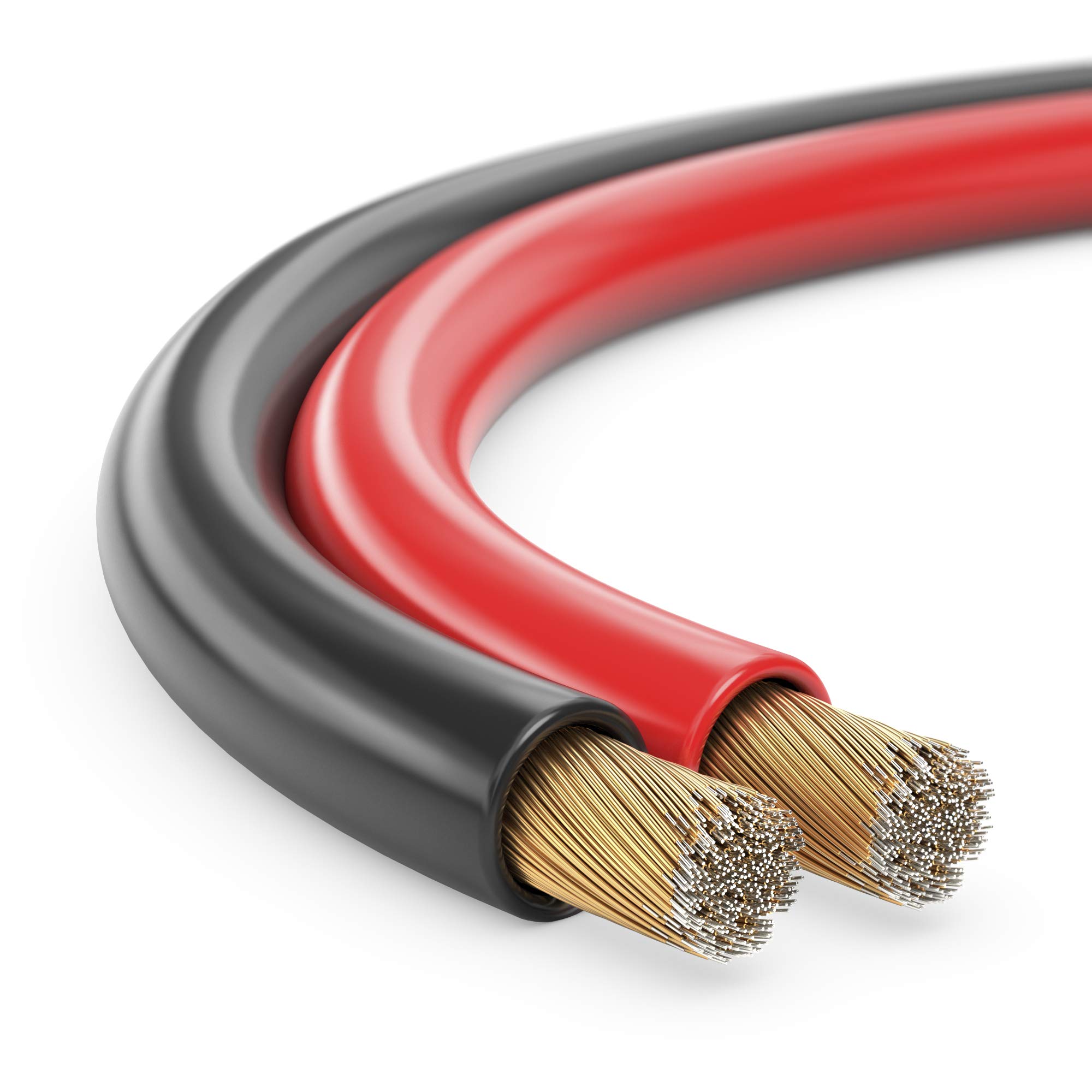Manax SC22150RB 25 boxes/Audio/Speaker Cable Twin Wire Leads 2x1,50 mm² 25 m Red/Black