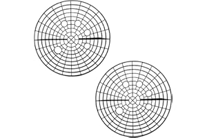 FALVFUN Car Wash Bucket Insert, 2PCS 10" Diameter Dustproof Dirt Grit Trap Vehicle Wash Filter, Remove Debris Automotive Detailing Cleaning Washing Kit, Universal for SUV RV Truck (Black)