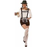 Forum Women's Deluxe Lederhosen with Blouse
