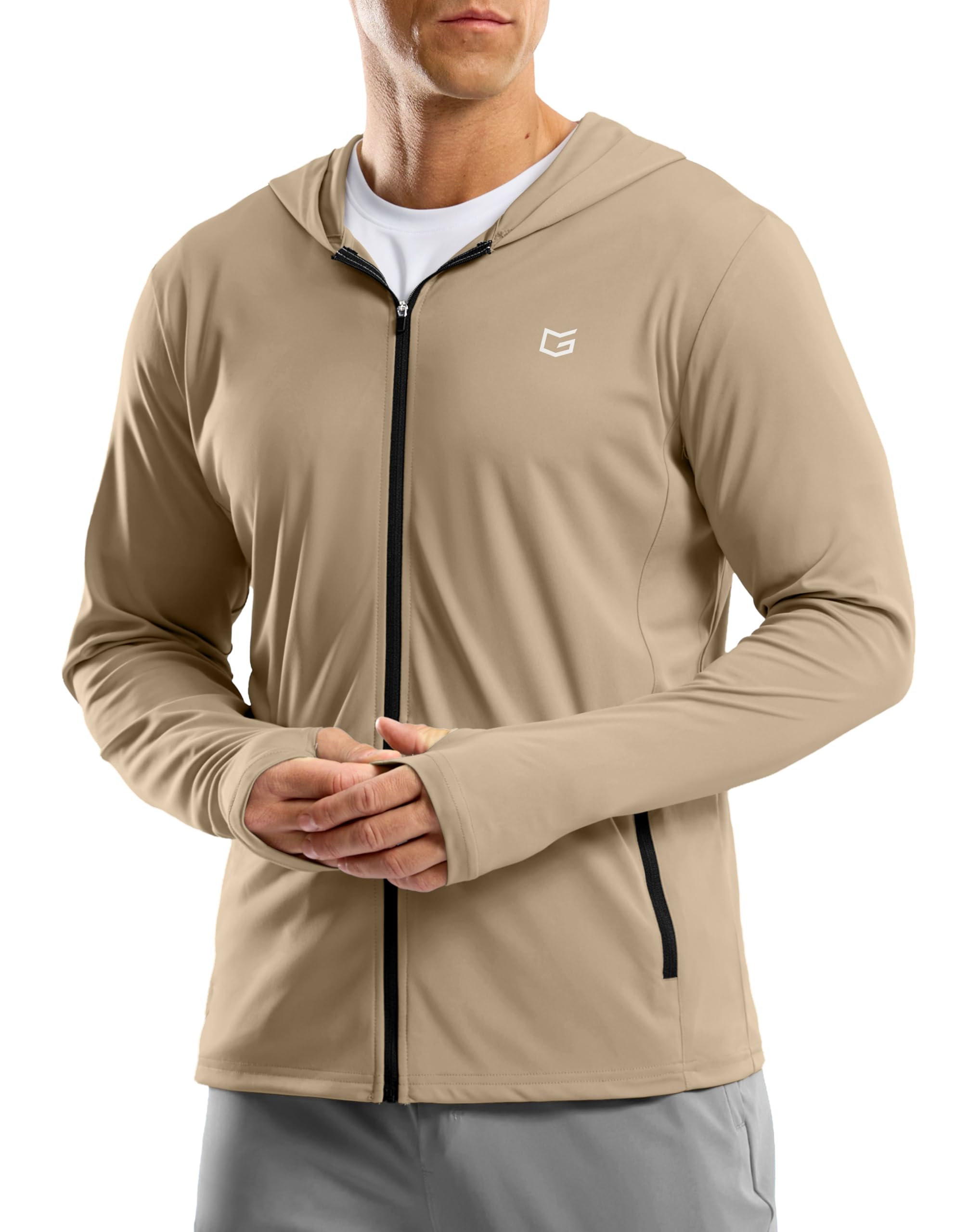 G Gradual Men's UPF 50+ Sun Protection Hoodie