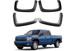 RIGVO Fender Flares for 2007-2013 Chevy Silverado 1500& 2007-2014 Silverado 2500 3500 HD 6.5/8.1Ft Accessories, Front and Rea