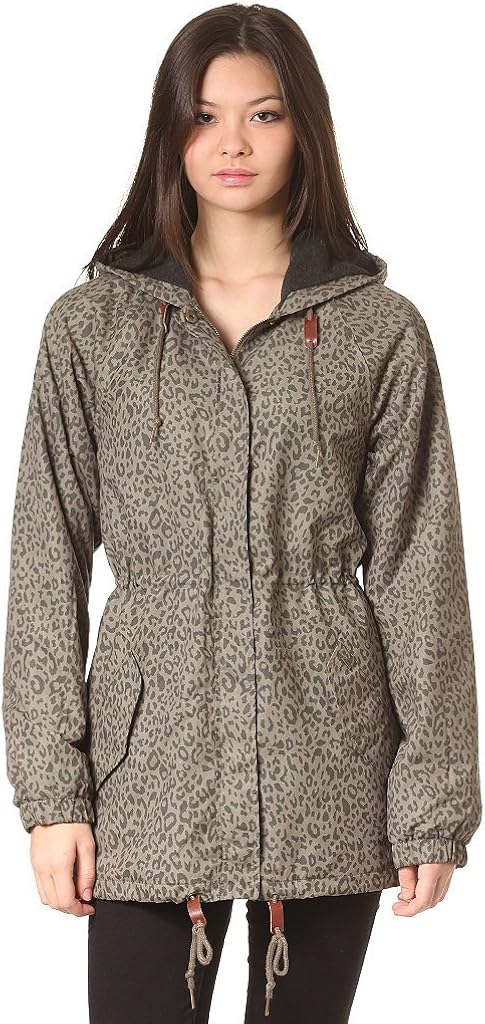 cheetah hooded station jacket