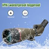 SVBONY SV13 20-60x80 Spotting Scope with Tripod IPX7 Waterproof Angled view 5