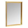 Amazon-Basics-Espejo-para-pared-rectangular-406-x-508-cm-marco-biselado-laton