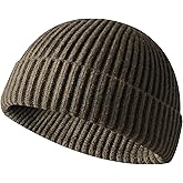 CHATSZ Fisherman Beanie, Trawler Watch Beanie Hat, Knit Warm Winter Skull Cap, Unisex Ski Hat for Men, Winter Hat for Women