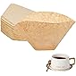 BYKITCHEN Cone Coffee Filters, Set of 200, Size 2 Coffee Filters Cone Paper, Natural Unbleached Paper Filters for Pour…