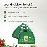 Whitefurze G25LG1 Leaf Grabber Set Forest Green (2 Pack) Large Leaf Hands view 2