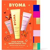 BYOMA Star Power Brightening Trio Travel Skincare Set (5ml, 60ml, 15ml) | Mini Eye Gel, Jelly Cleanser &amp; Moisturizing Gel Cream, Hydrating, De-Puffing &amp; Glow Boosting, Gift Set &amp; Holiday Essentials