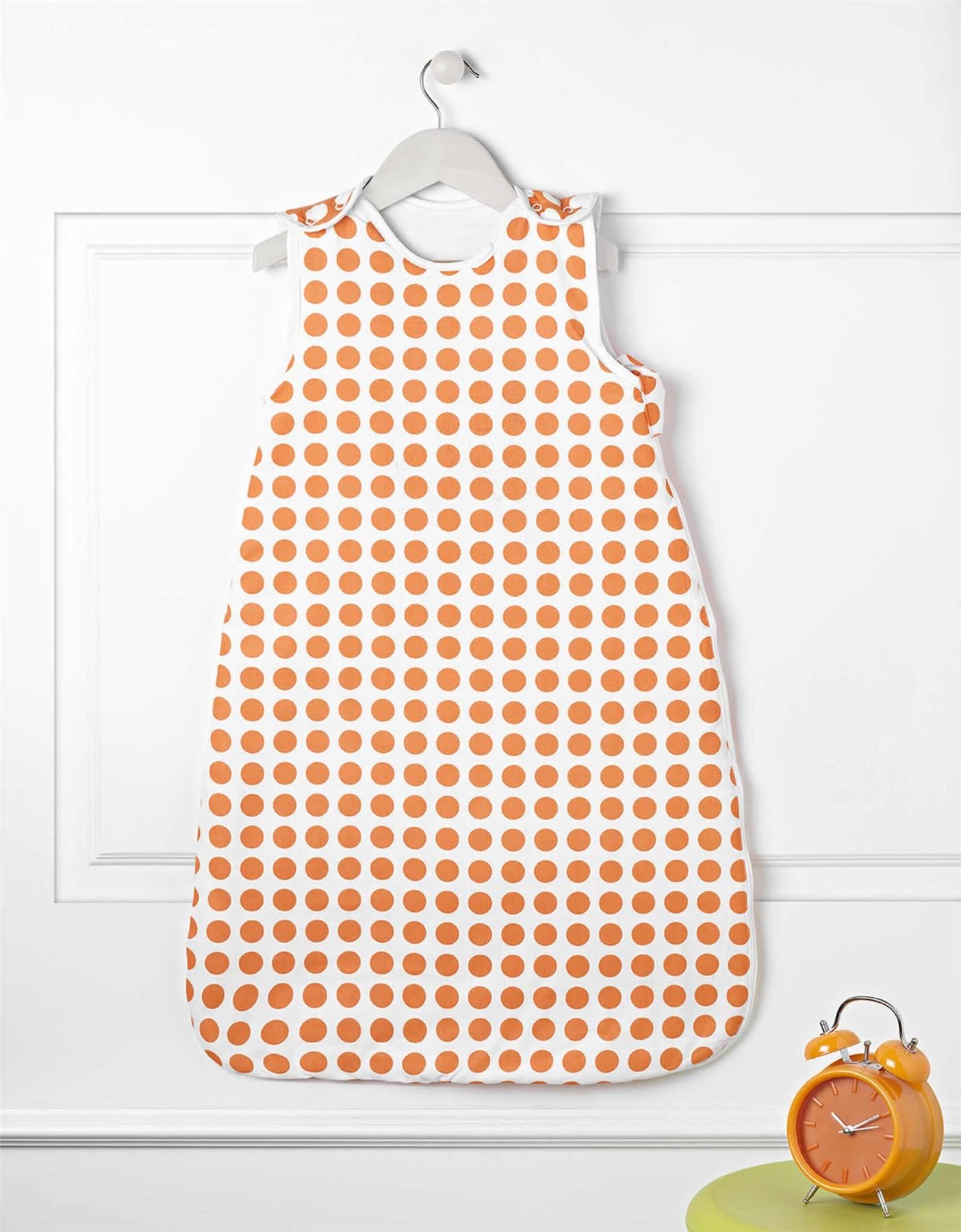 Lullababy Linens® 6-18 Months Baby Soft Sleep Bag 2.5 TOG Owl and Pussy Cat Design Orange Blue