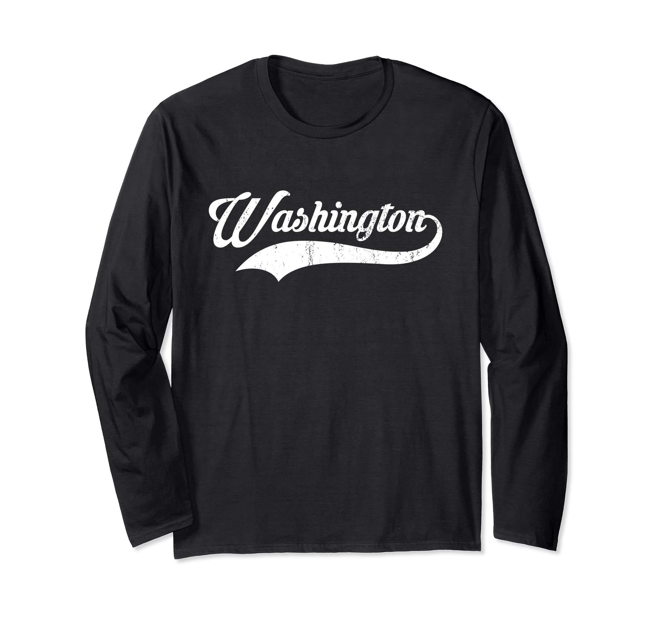 Washington city District of Columbia State Vintage Retro Long Sleeve T-Shirt
