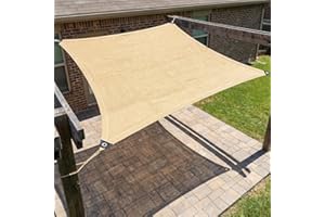 Shade Cloth for Garden 6.56x6.56ft, Outdoor Sunblock Shade Cloth Cover for Garden,Car, Outdoor Pergola,Greenhouse,Chicken Coo