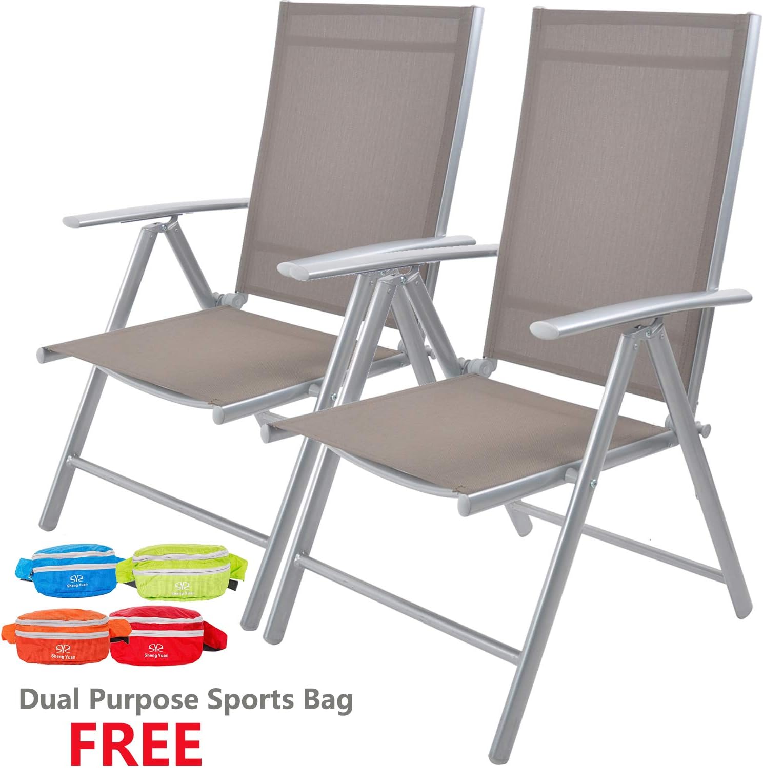 Best outdoor sling high chairs gray
