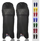 Bratla Cricket Batting Pads Covers Color Fit Neatly on Legguards Easily Put On