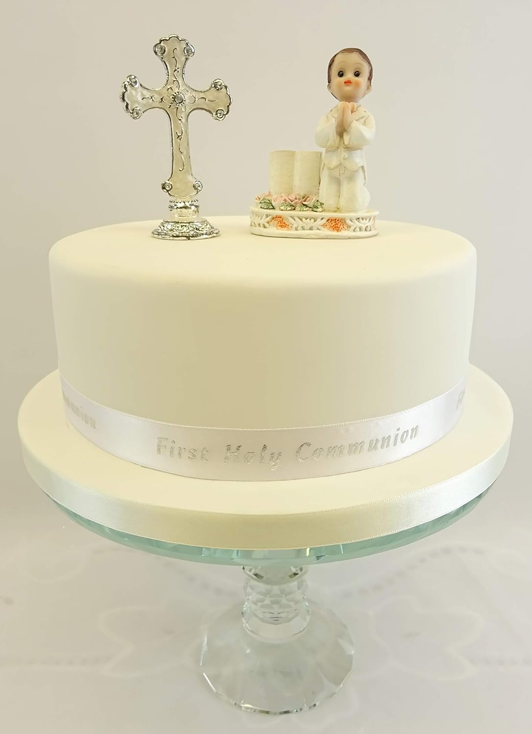 First Holy Praying Boy With Bible Cake Topper Ornament Gift Decorations Cake Toppers Apexlab Cake Toppers