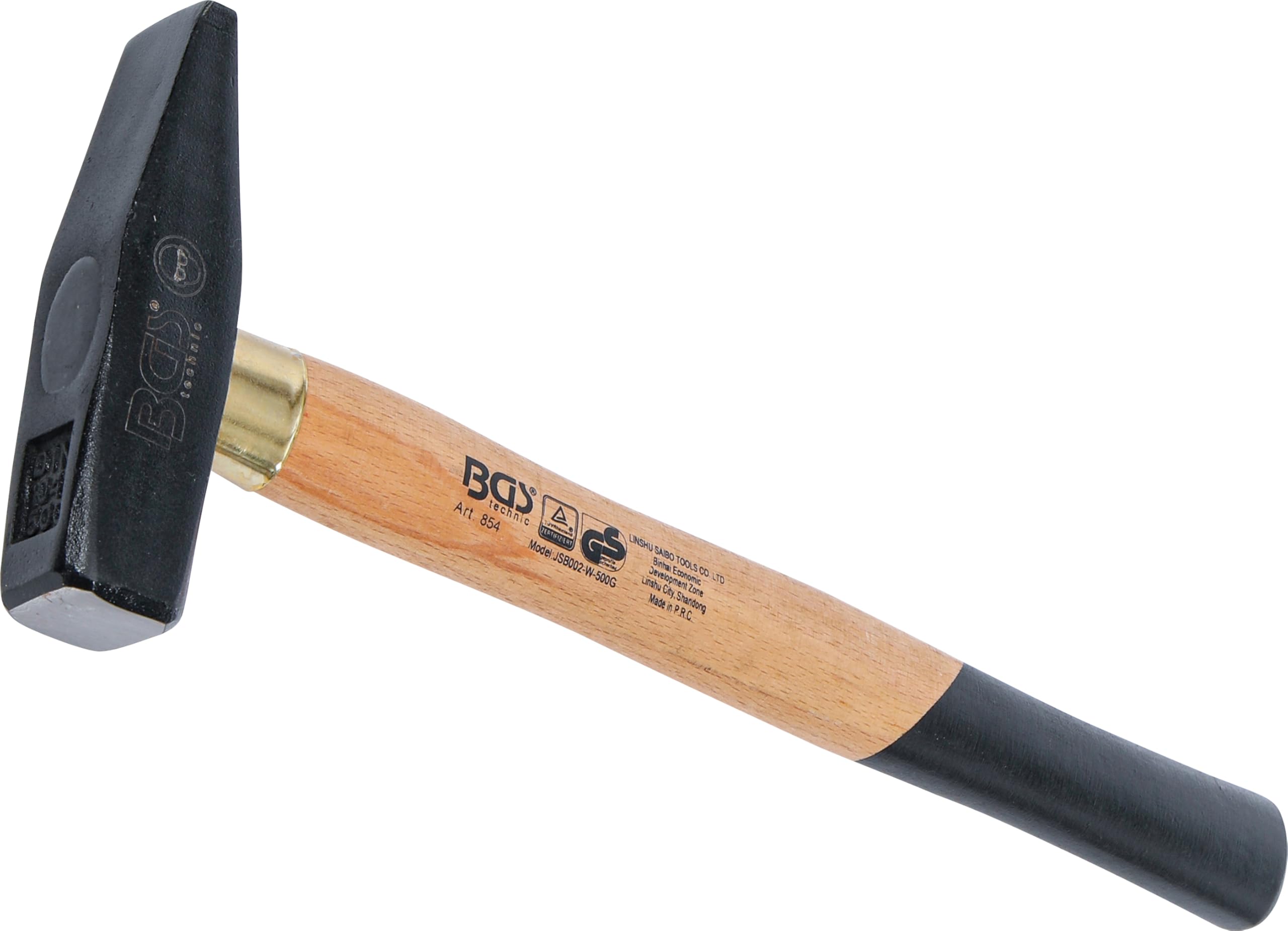 BGS 854 | Machinist's Hammer | Wooden Handle | DIN 1041 | 500 g
