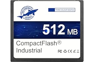 Dogfish Compact Flash Memory Card 512MB Industrial CF Type I Card for Industrial Equipment and Vintage Digital Cameras